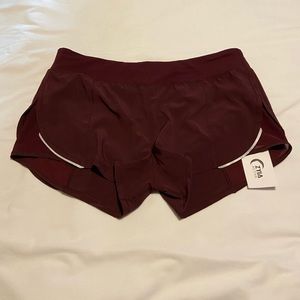 Zyia Plum Mesh Energy Shorts XXXL